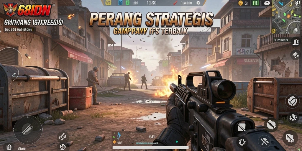 Menampilkan gameplay intens dan realistik dari 68IDN.