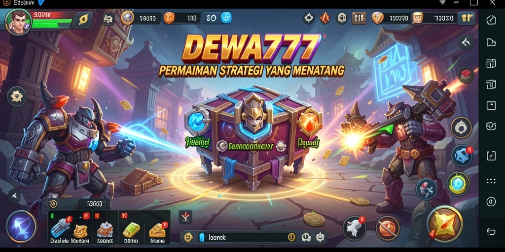 Tampilan gameplay mendebarkan dalam DEWA777 yang menantang strategi pemain.