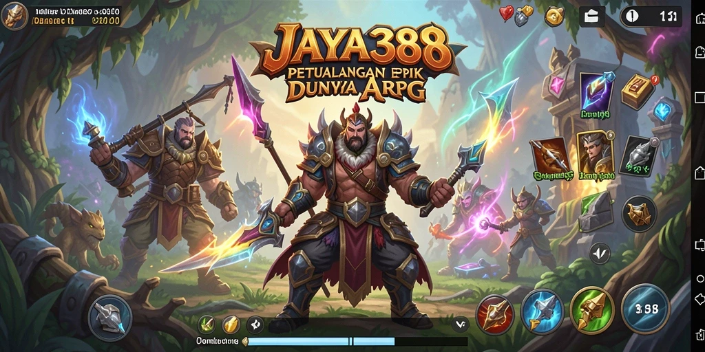 Tangkapan layar menunjukkan karakter dalam aksi bertempur di dunia fantasi ARPG.