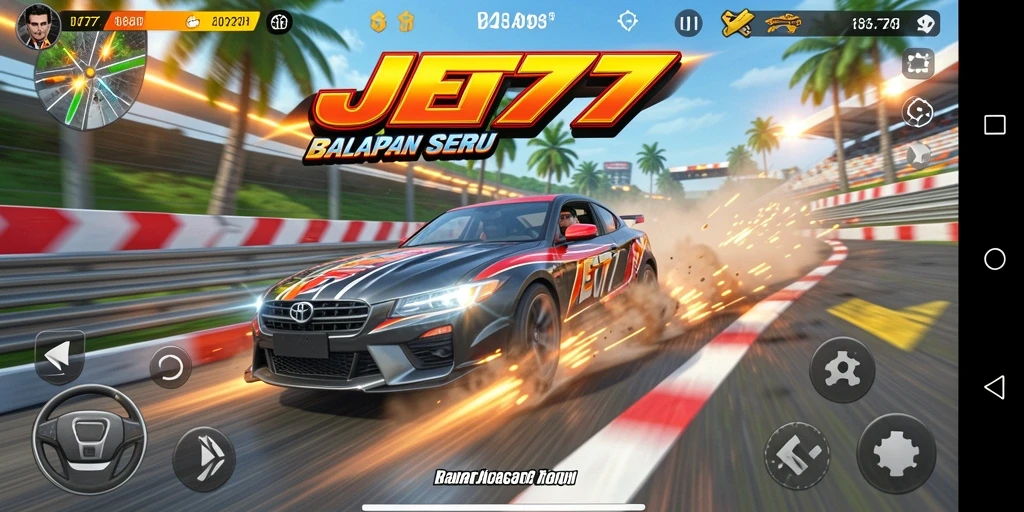 Tampilan gameplay JET77 yang mengesankan dan memukau.