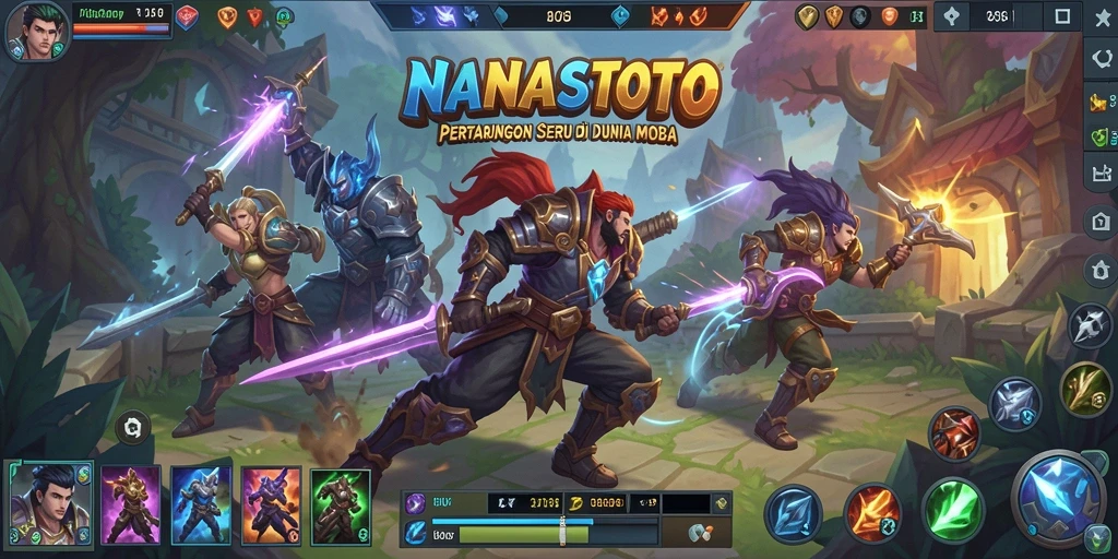 Tampilan seru gameplay NANASTOTO yang mendebarkan