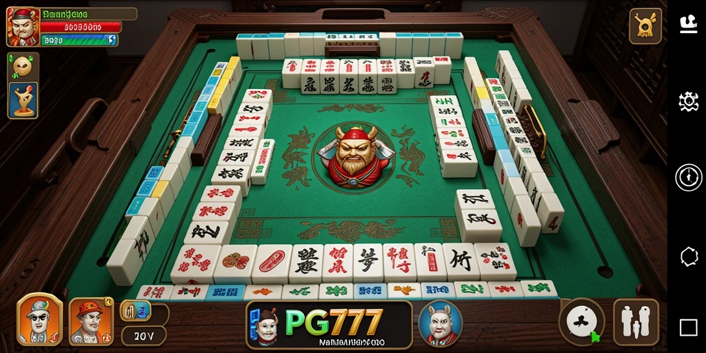Tampilan gameplay Mahjong yang menarik dan menantang.