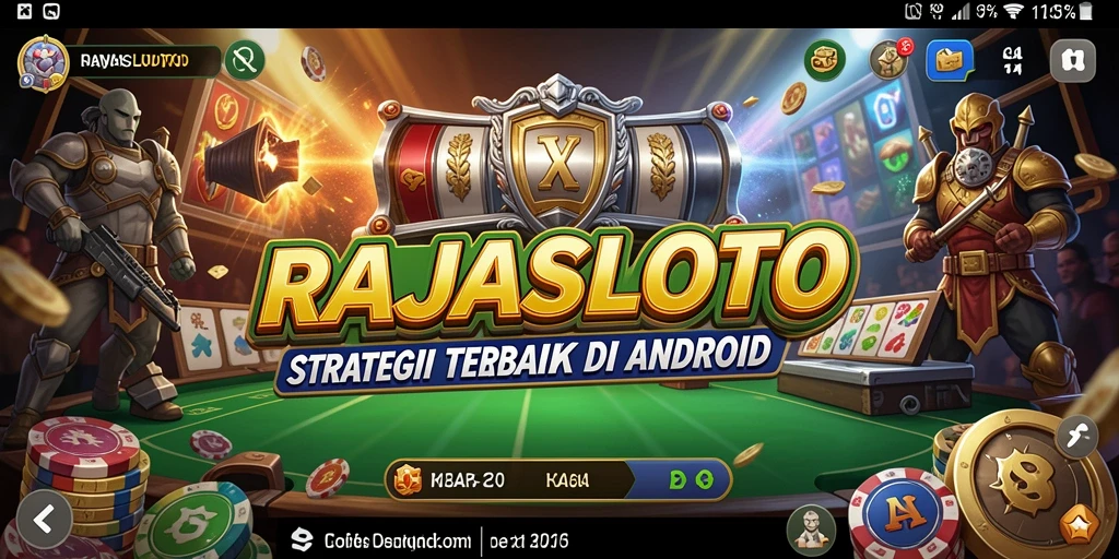 Tampilan gameplay RAJASLOTO dengan berbagai strategi menarik.