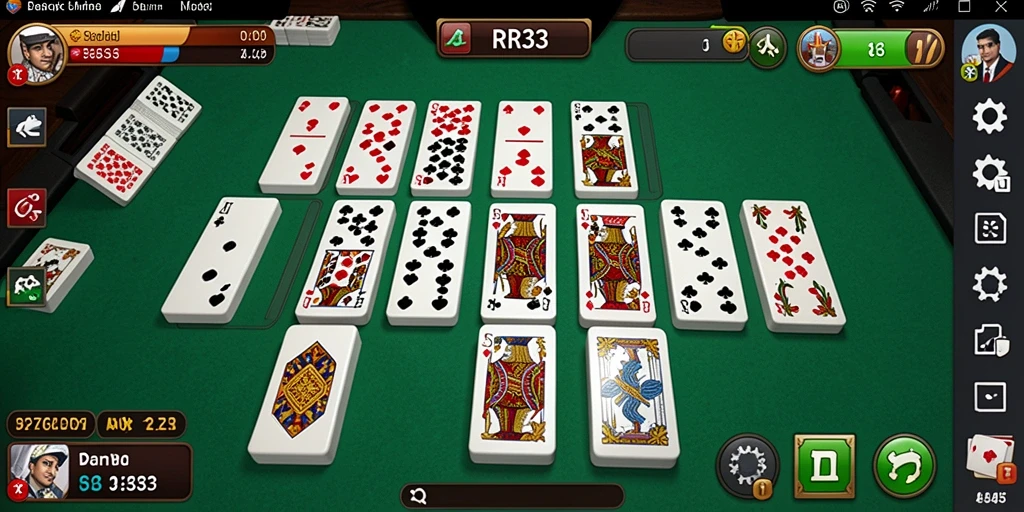Screenshot gameplay RR33 menampilkan keseruan bermain Domino.