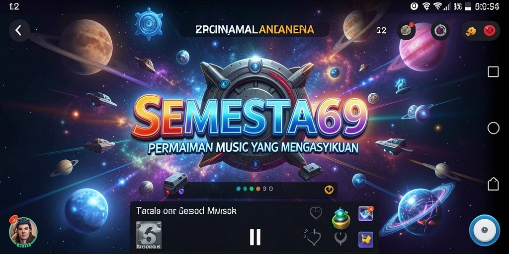 Tampilan gameplay SEMESTA69 yang penuh warna dan interaktif.