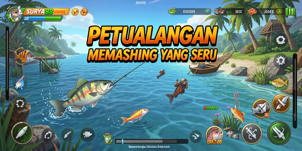 Tangkapan ikan menakjubkan dalam gameplay SURYA88.