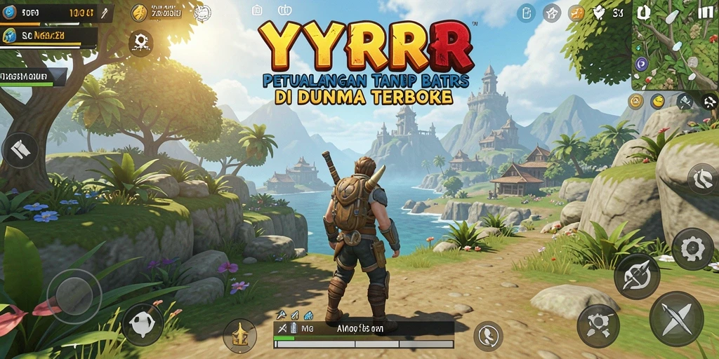 Screenshot YYRR menampilkan eksplorasi mendalam di dunia Open World.